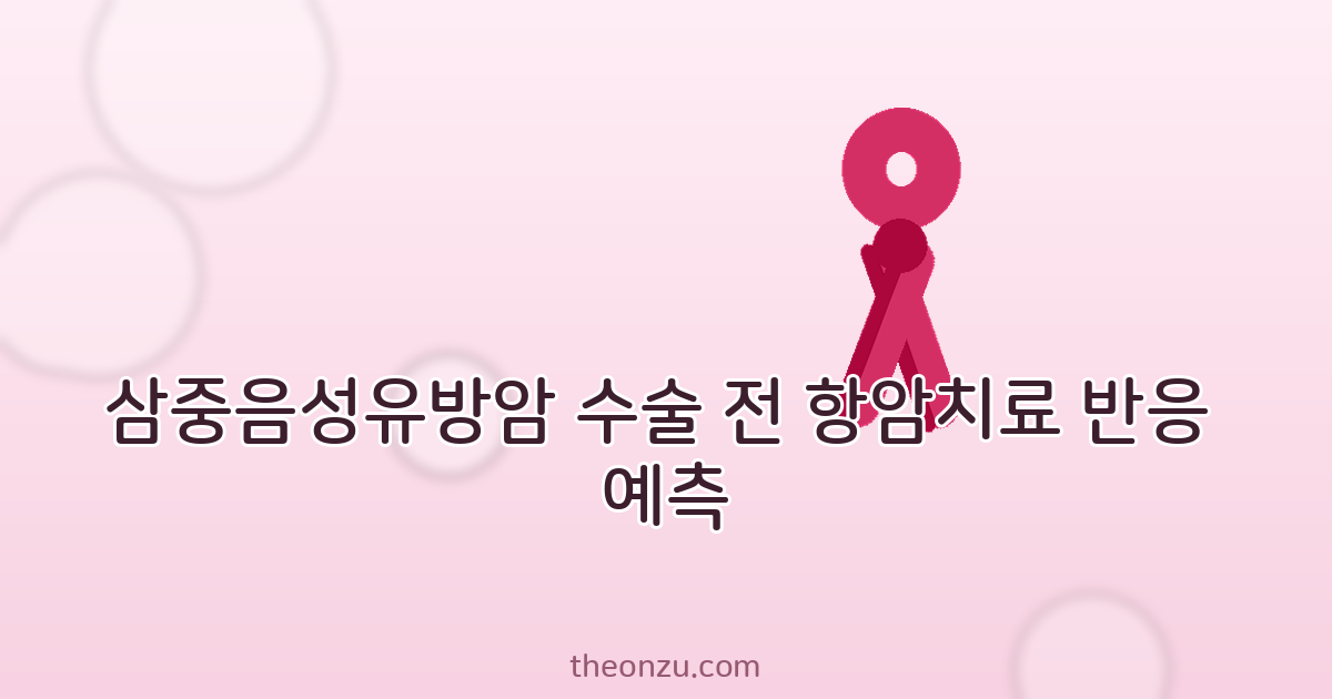 삼중음성유방암 수술 전 항암치료 반응 예측: 다중모달 딥러닝 방사믹스 노모그램 연구
