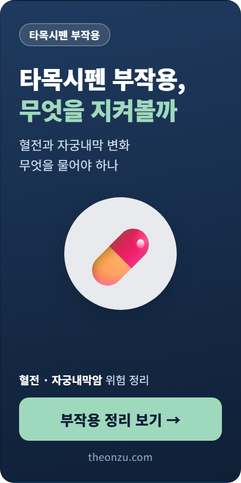 타목시펜 부작용